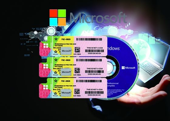 الصين Windows 10 Product Key Software النسخة الكاملة 64BIT Systems متعدد اللغات المزود