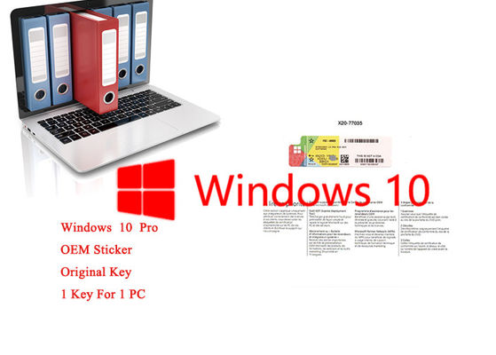 الصين أصليّ Microsoft Windows 10 Pro OEM يعبّئ فرنسيّ DVD COA رخصة 64bit متوفّر على شبكة الإنترنات المزود